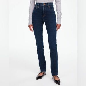Madewell Dark Blue Straight Leg Jeans